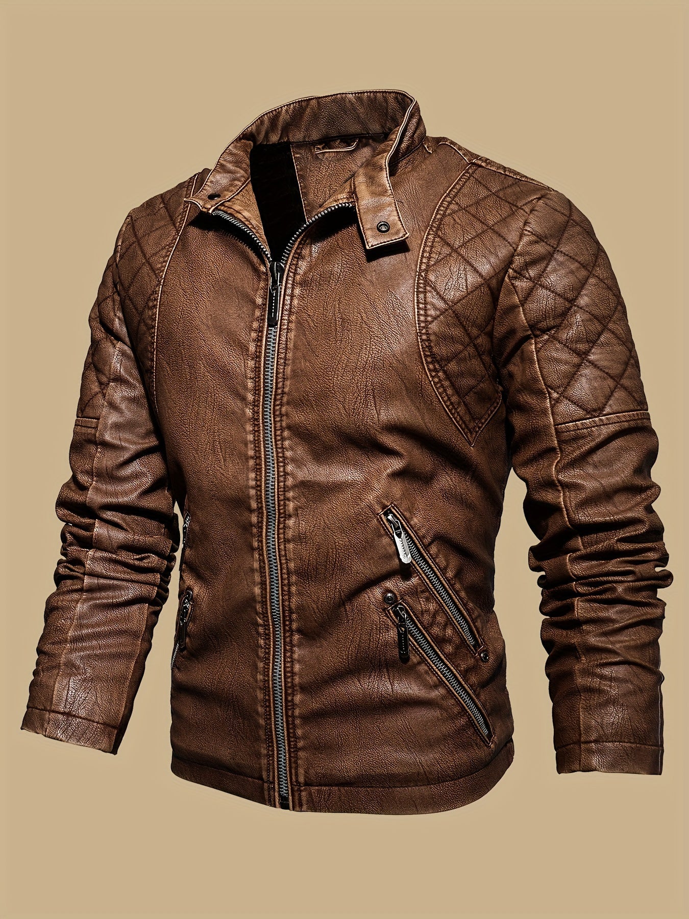 Simon® | Handgefertigte Lederjacke für Herren