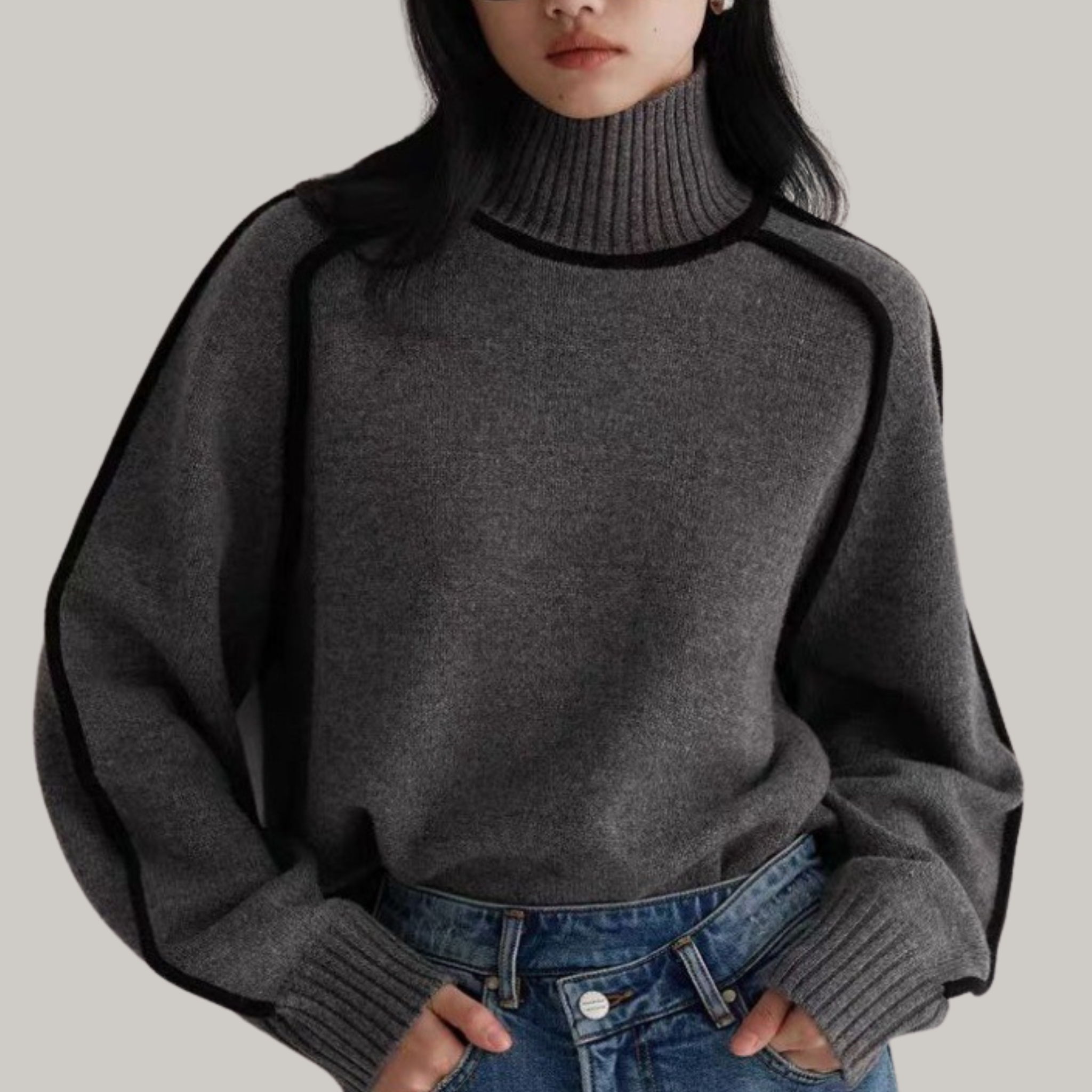 Clara™ | Bequemer Rollkragenpullover