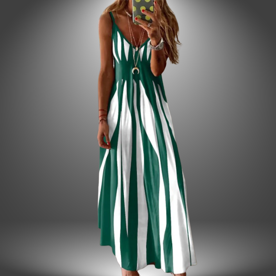 Angela | Langes Casual Kleid Handgemacht
