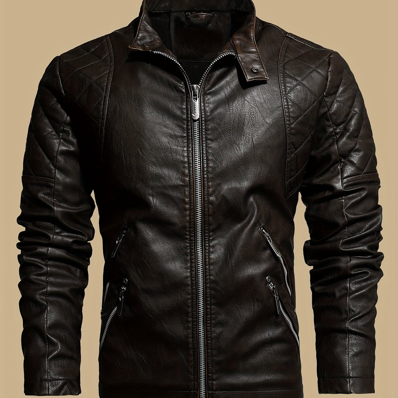 Simon® | Handgefertigte Lederjacke für Herren