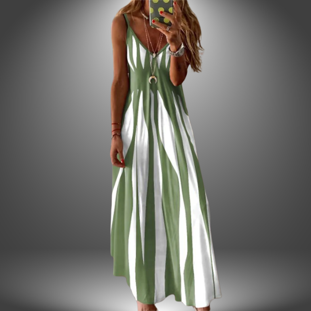Angela | Langes Casual Kleid Handgemacht