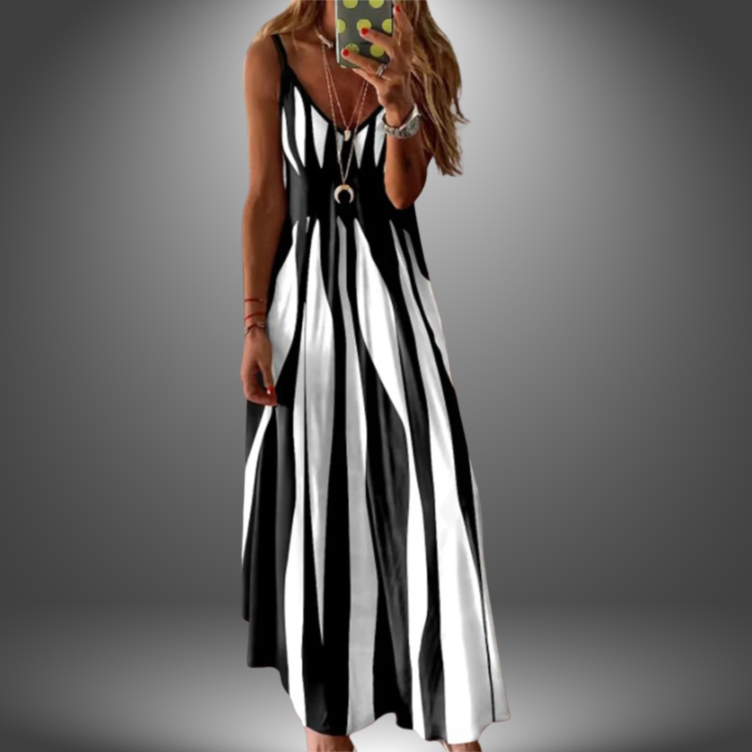 Angela | Langes Casual Kleid Handgemacht