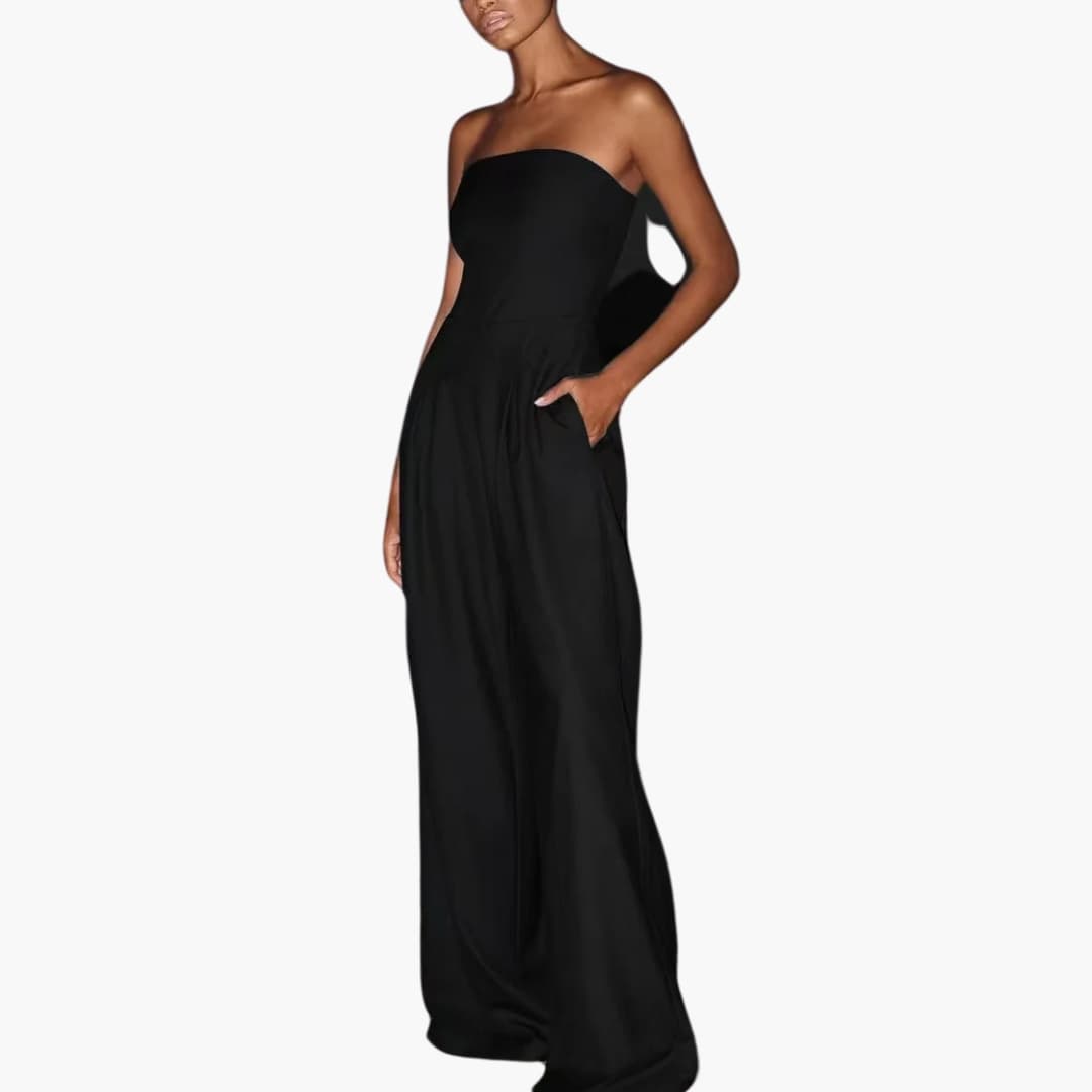 Abigail - Rückfreies, lockeres Bein Jumpsuit
