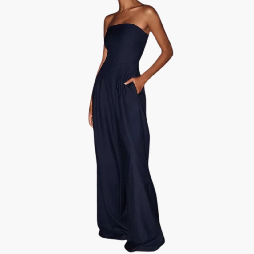 Abigail - Rückfreies, lockeres Bein Jumpsuit
