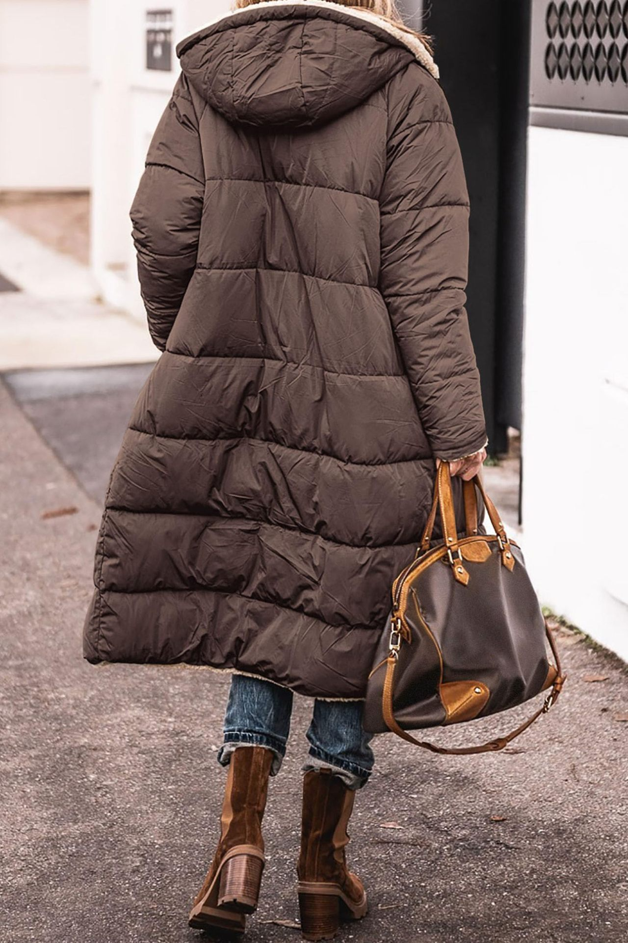 Johna – Luxuriöser Wendbarer Sherpa-Mantel