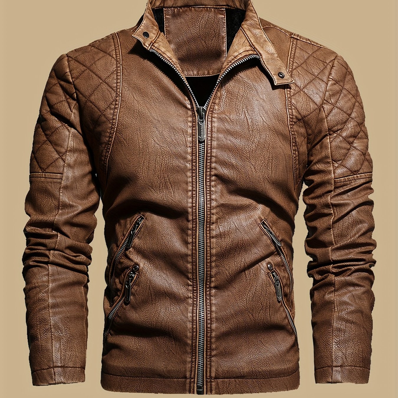 Simon® | Handgefertigte Lederjacke für Herren