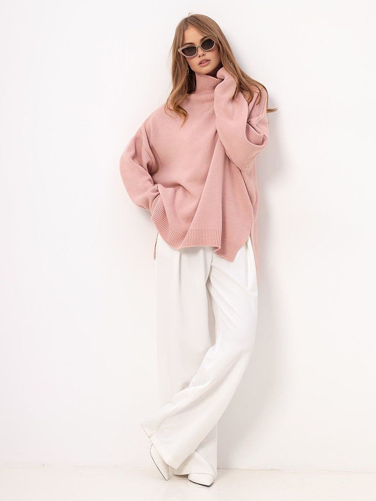 Sara™ | Übergroßer Pullover mit Schlitz
