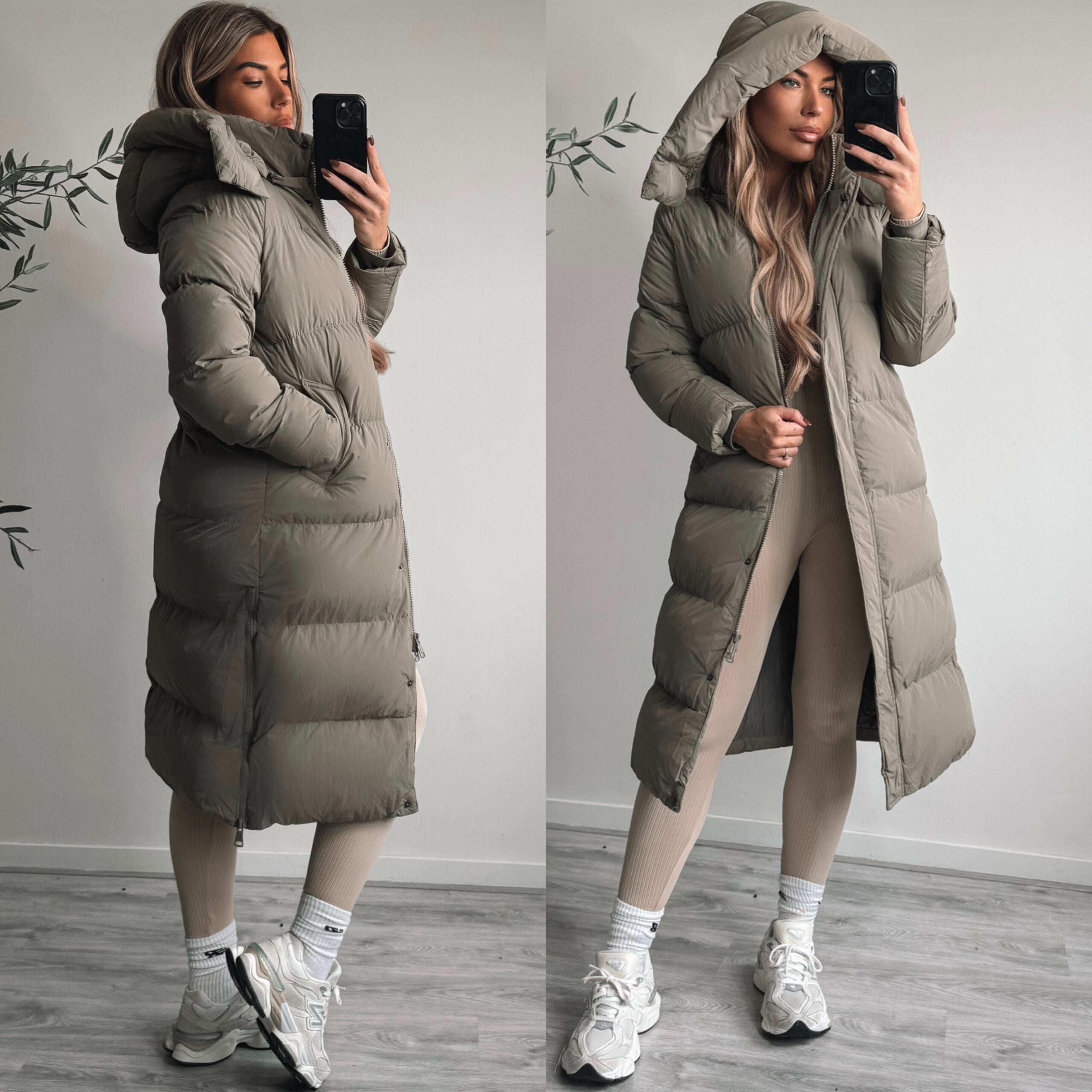 Ivy - Gemütliche Übergroße Daunenjacke