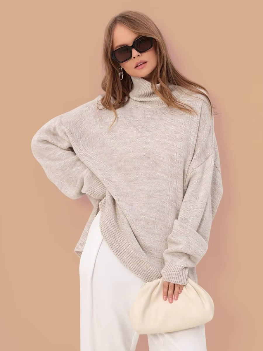 Sara™ | Übergroßer Pullover mit Schlitz