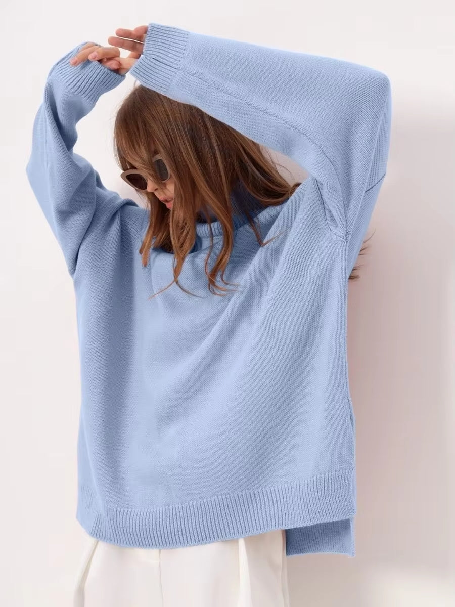 Sara™ | Übergroßer Pullover mit Schlitz