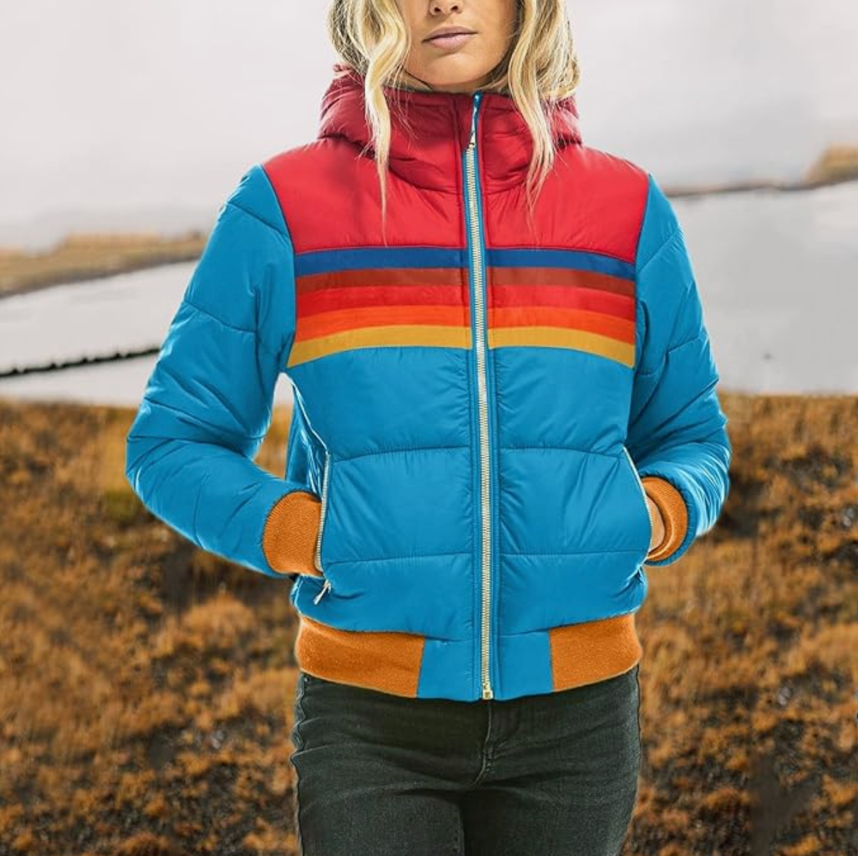Elaine - Schicke Retro-Stil Kapuzenjacke