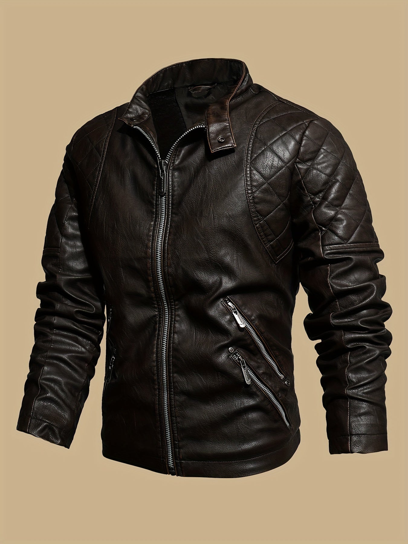 Simon® | Handgefertigte Lederjacke für Herren