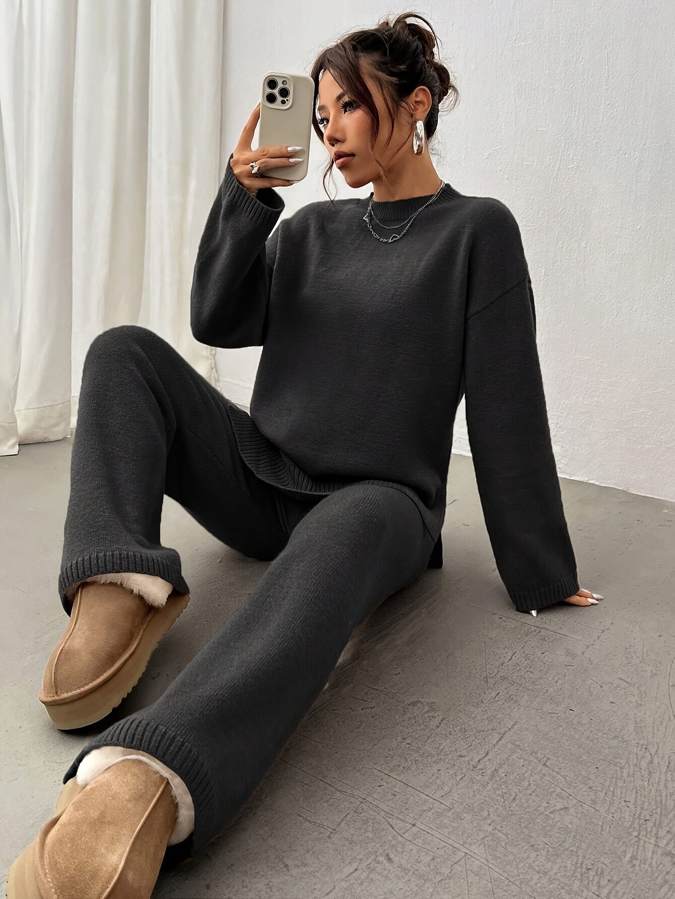 Floriana™ | Gestreiftes Strickset