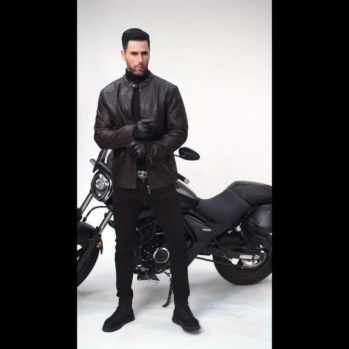 Simon® | Handgefertigte Lederjacke für Herren