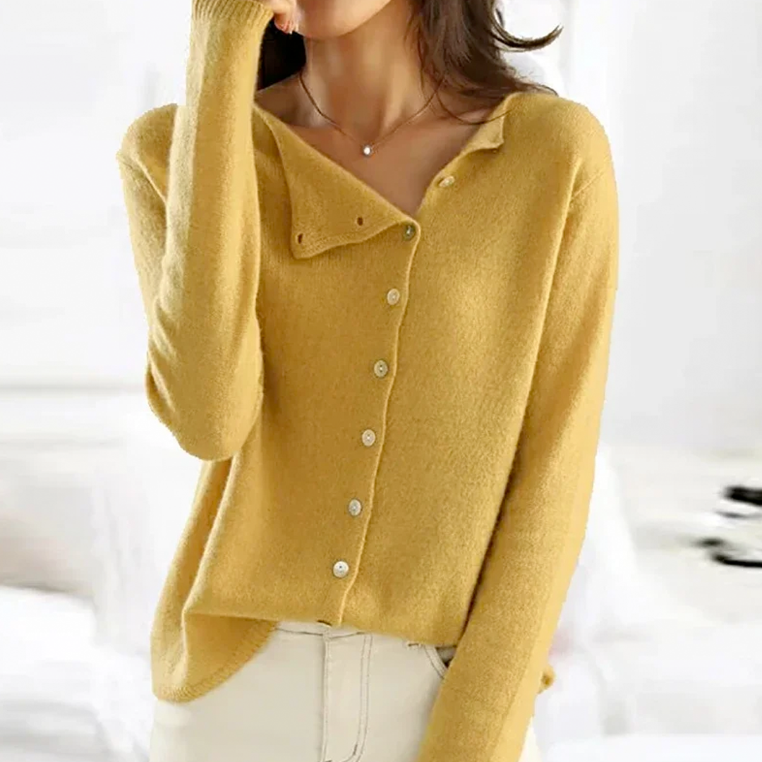 Nicky™ | Klassischer Strickcardigan mit Knöpfen