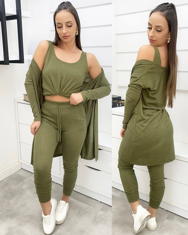 Maja™ | Elegantes Tricolore-Set für Damen