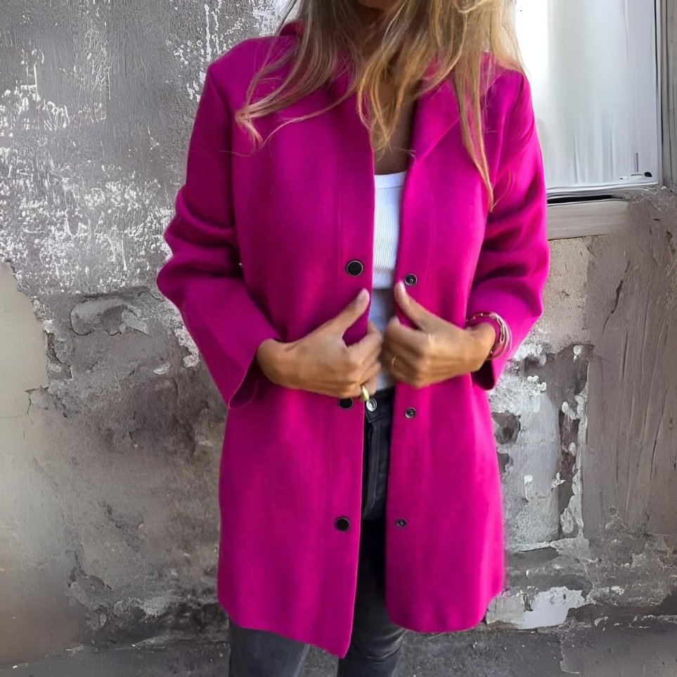 Petra® | Einreihige Freizeitjacke mit Kapuze