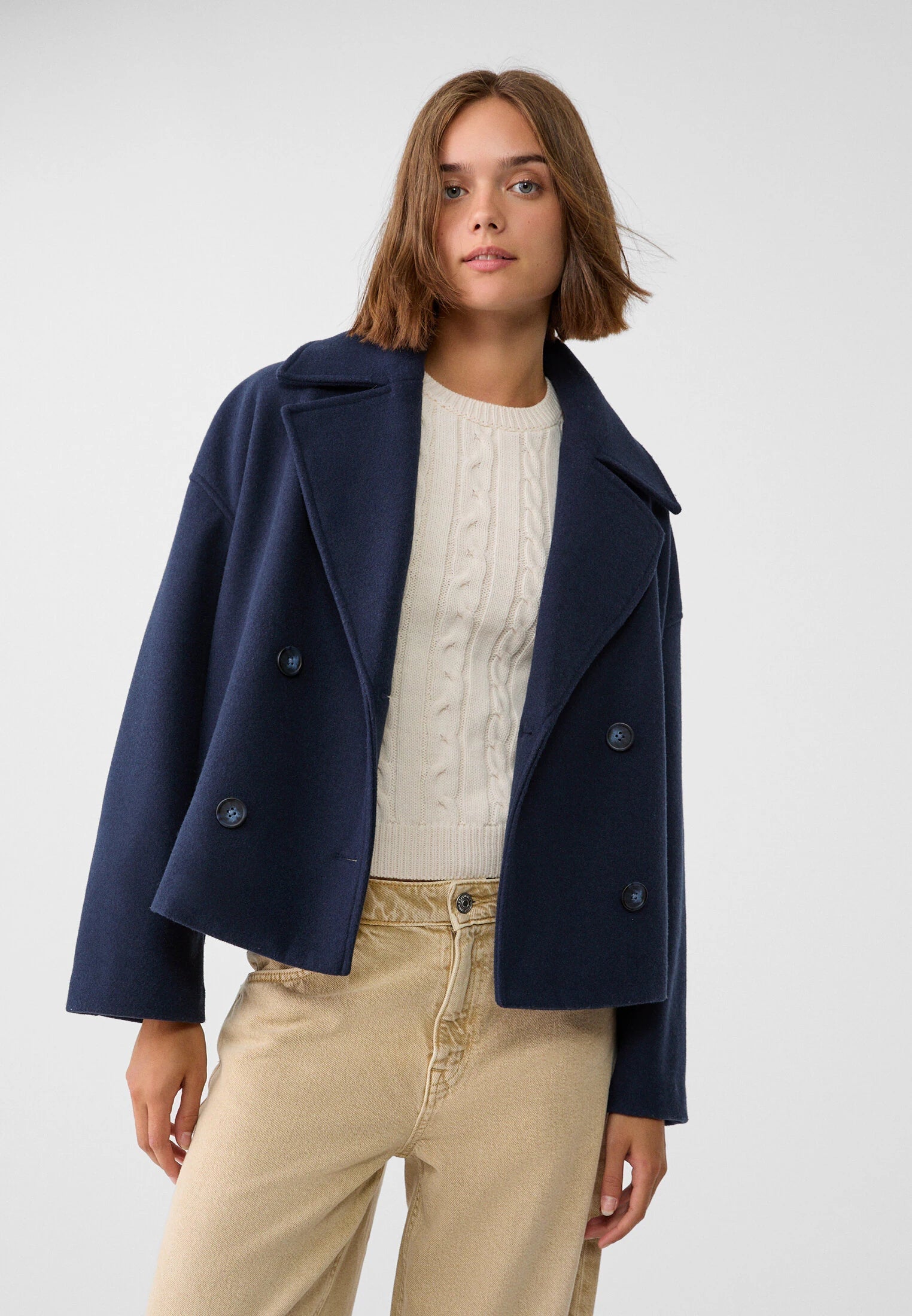 Alaia | Kurz geschnittene Wickeljacke
