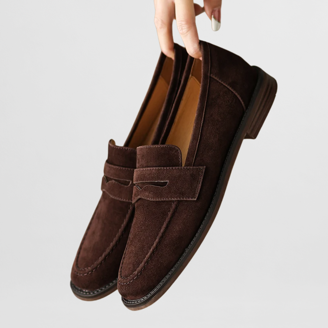 Vroni® | Elegante Vintage-Mokassins