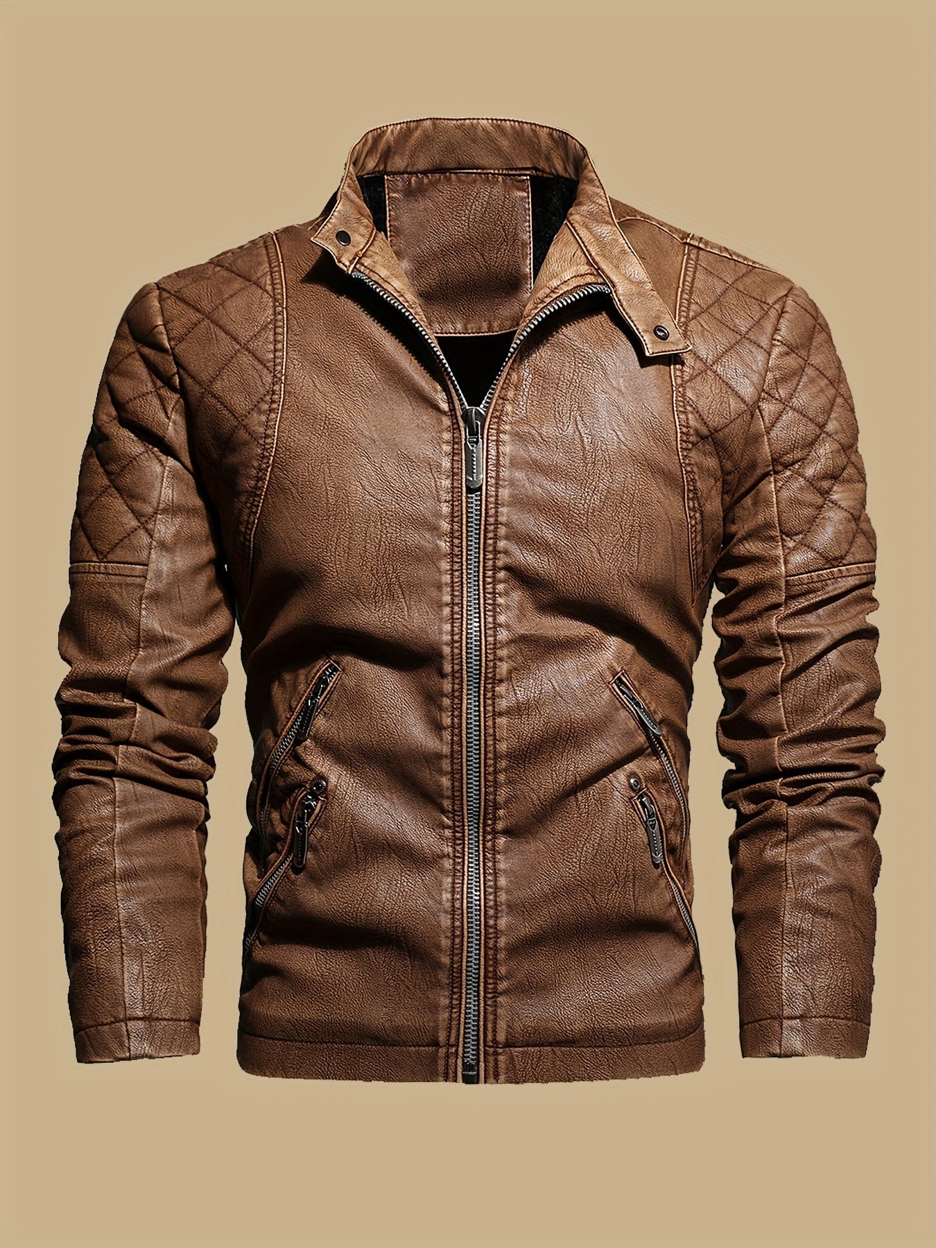 Simon® | Handgefertigte Lederjacke für Herren