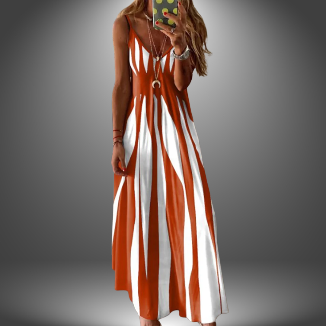 Angela | Langes Casual Kleid Handgemacht