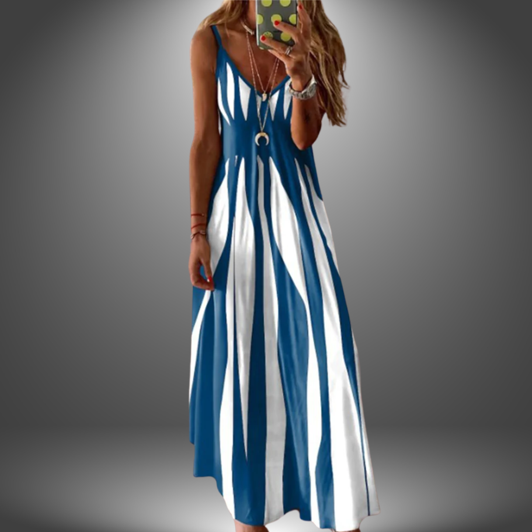 Angela | Langes Casual Kleid Handgemacht
