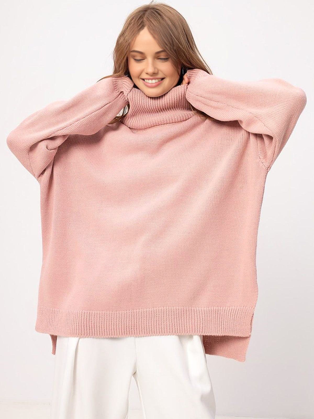 Sara™ | Übergroßer Pullover mit Schlitz
