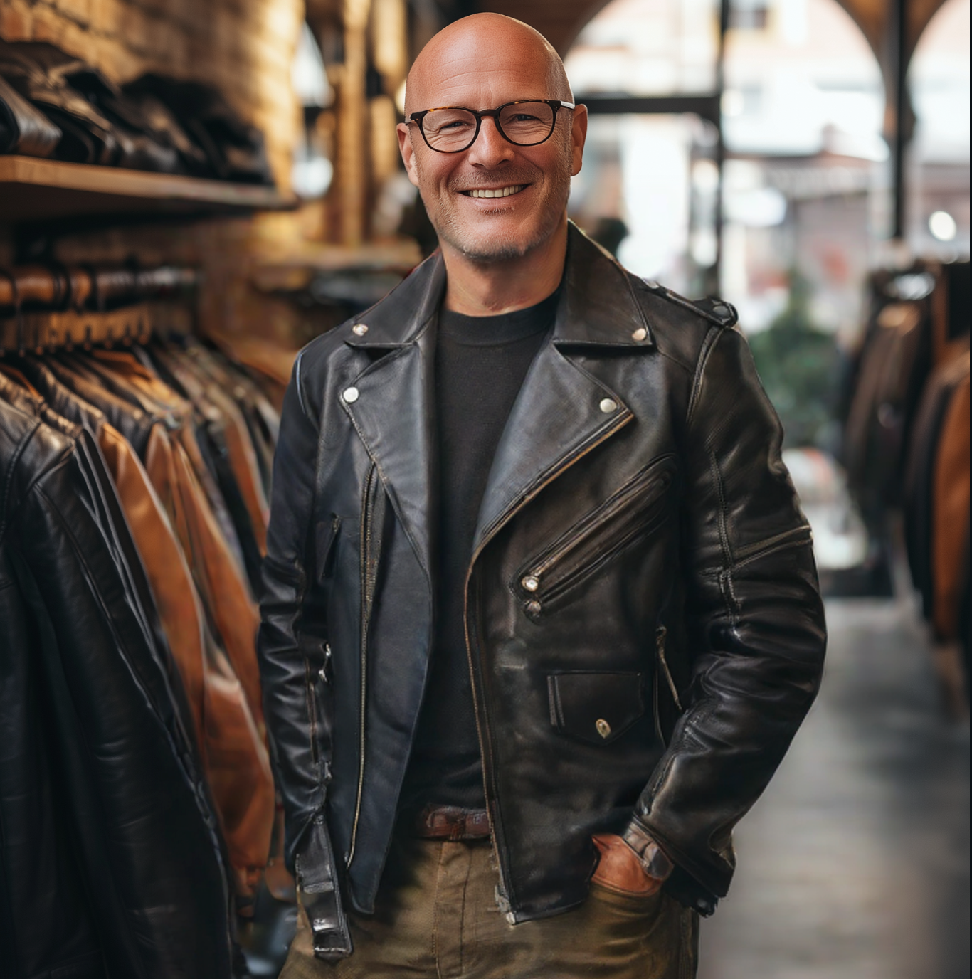 Daniel® | Handgefertigte Lederjacke für Herren