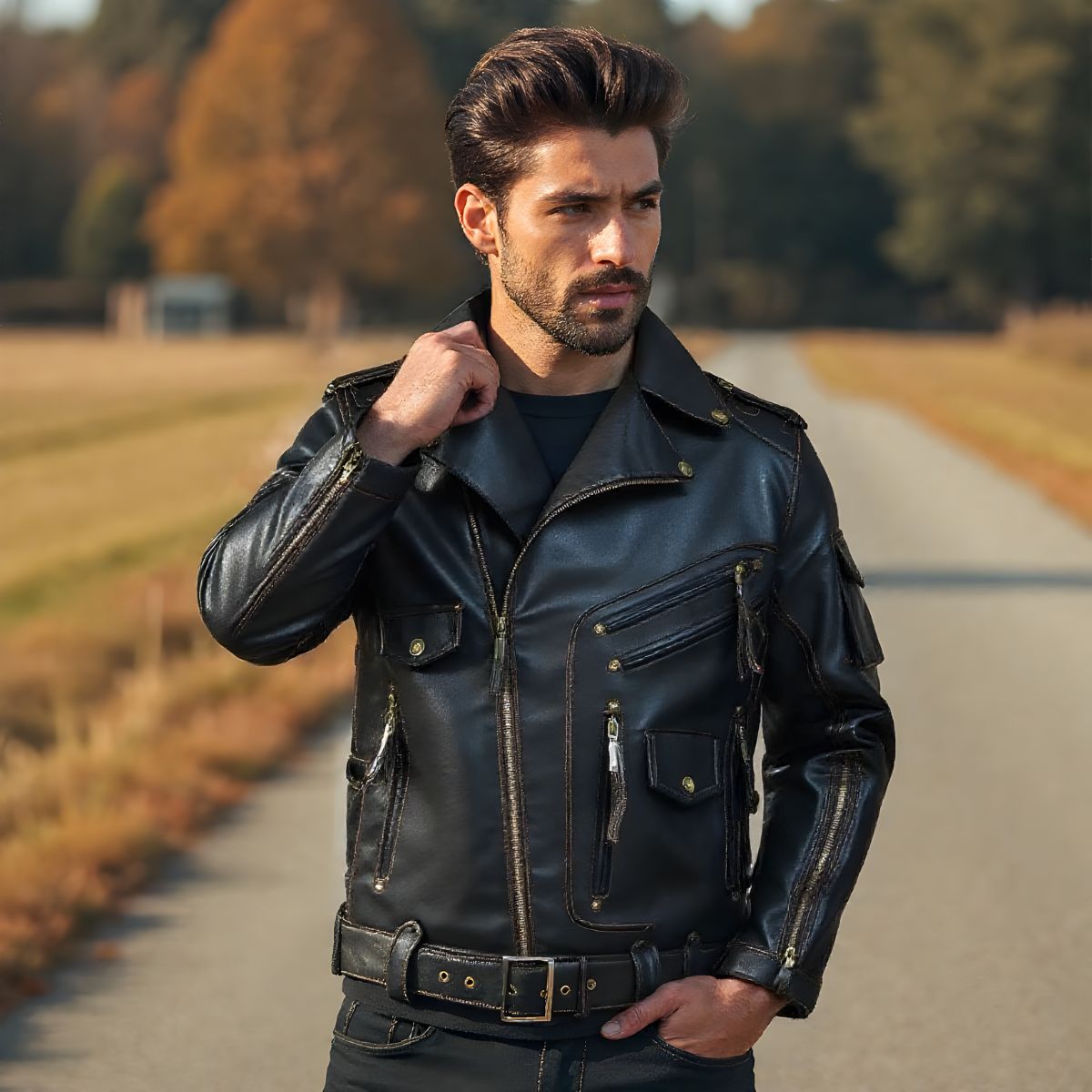Daniel® | Handgefertigte Lederjacke für Herren
