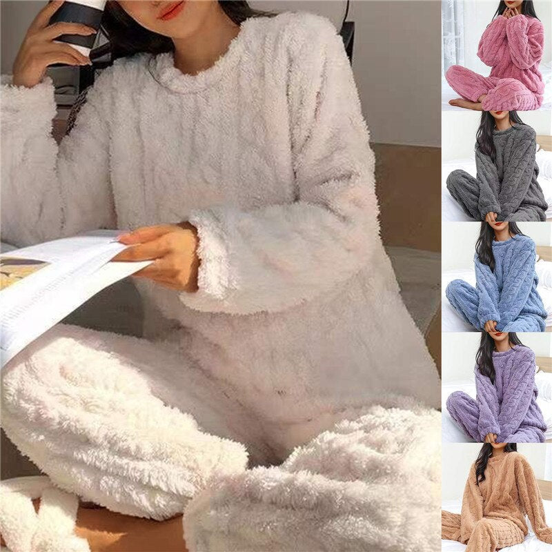 Patricia™ | Damen Fleece-Pyjama