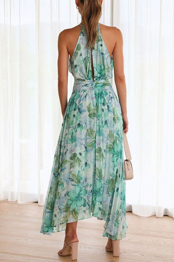 Angel™ | Maxikleid mit Falten und Blumen