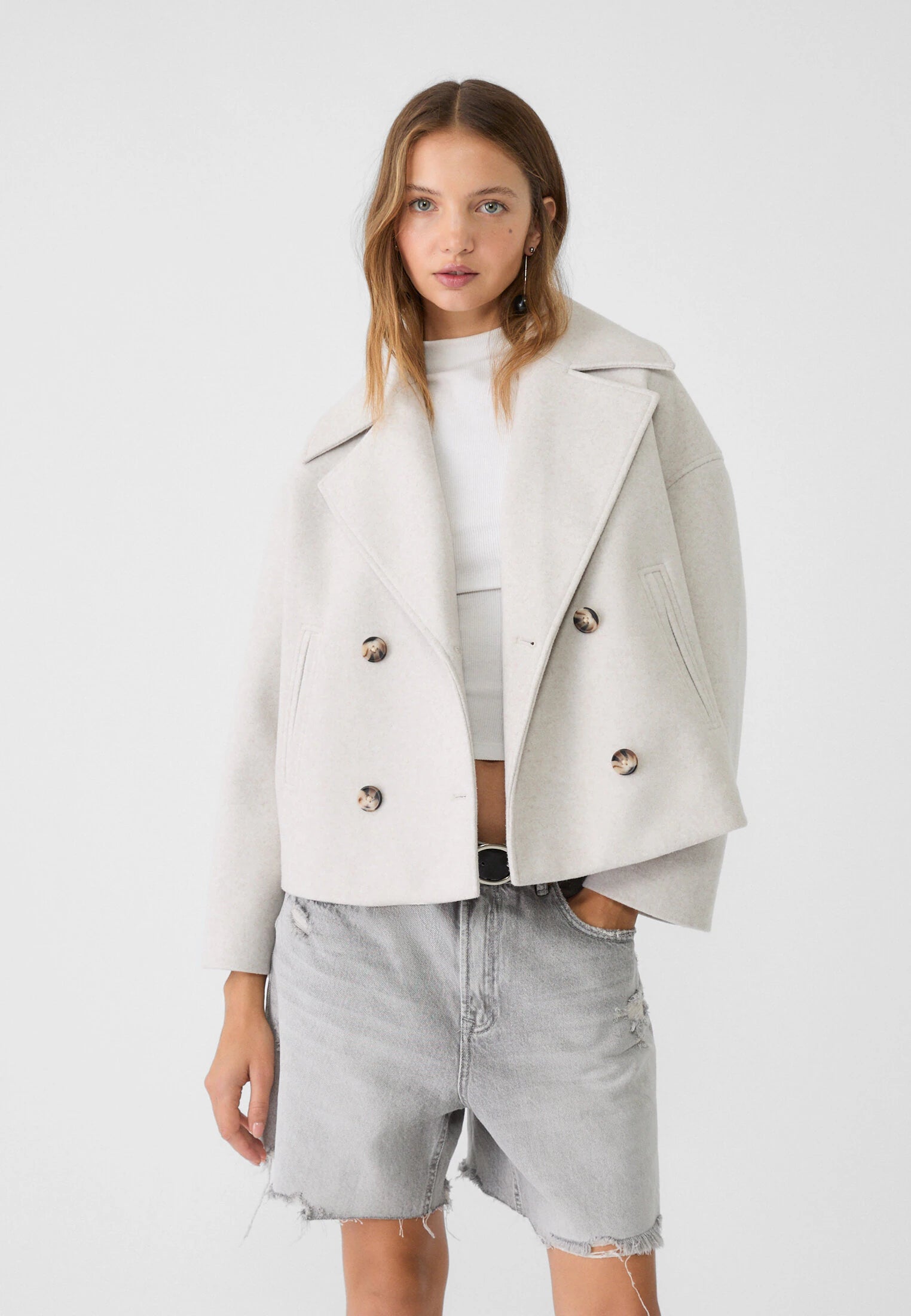 Alaia | Kurz geschnittene Wickeljacke