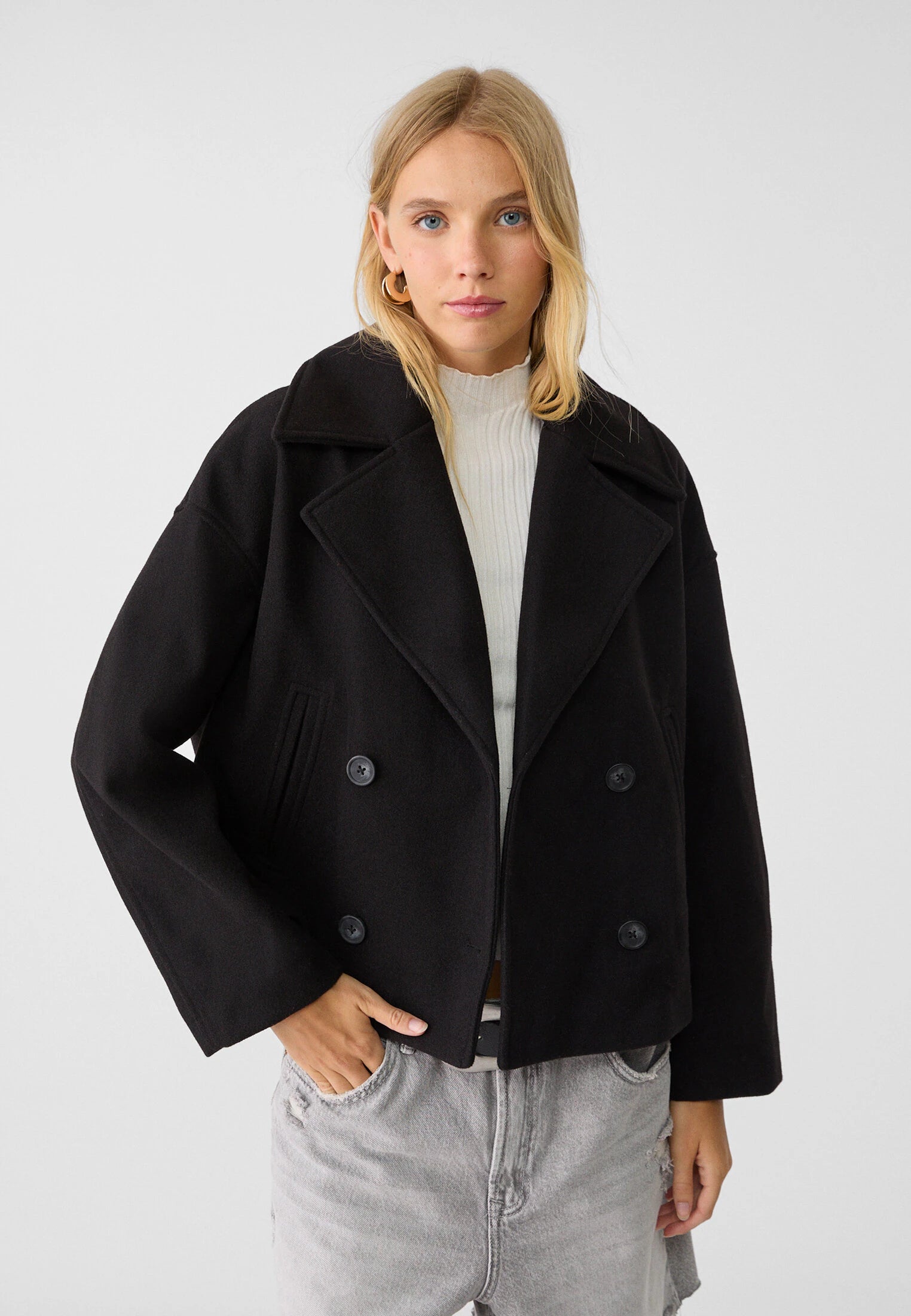 Alaia | Kurz geschnittene Wickeljacke