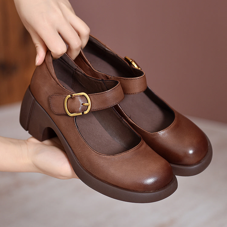 Agnes Leder Mary Janes
